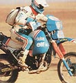 Hubert Auriol alla Dakar 1985